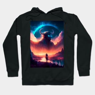 Cosmic Chaos: Magical Landscapes Hoodie